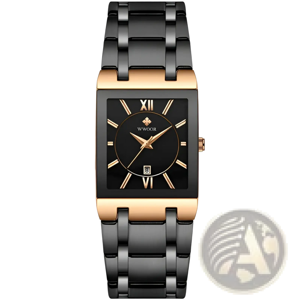 Blue Square Women Watch Luxury Stainless Steel