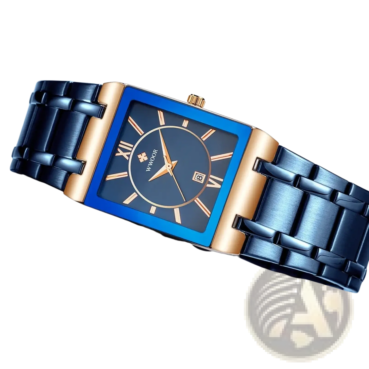 Blue Square Women Watch Luxury Stainless Steel