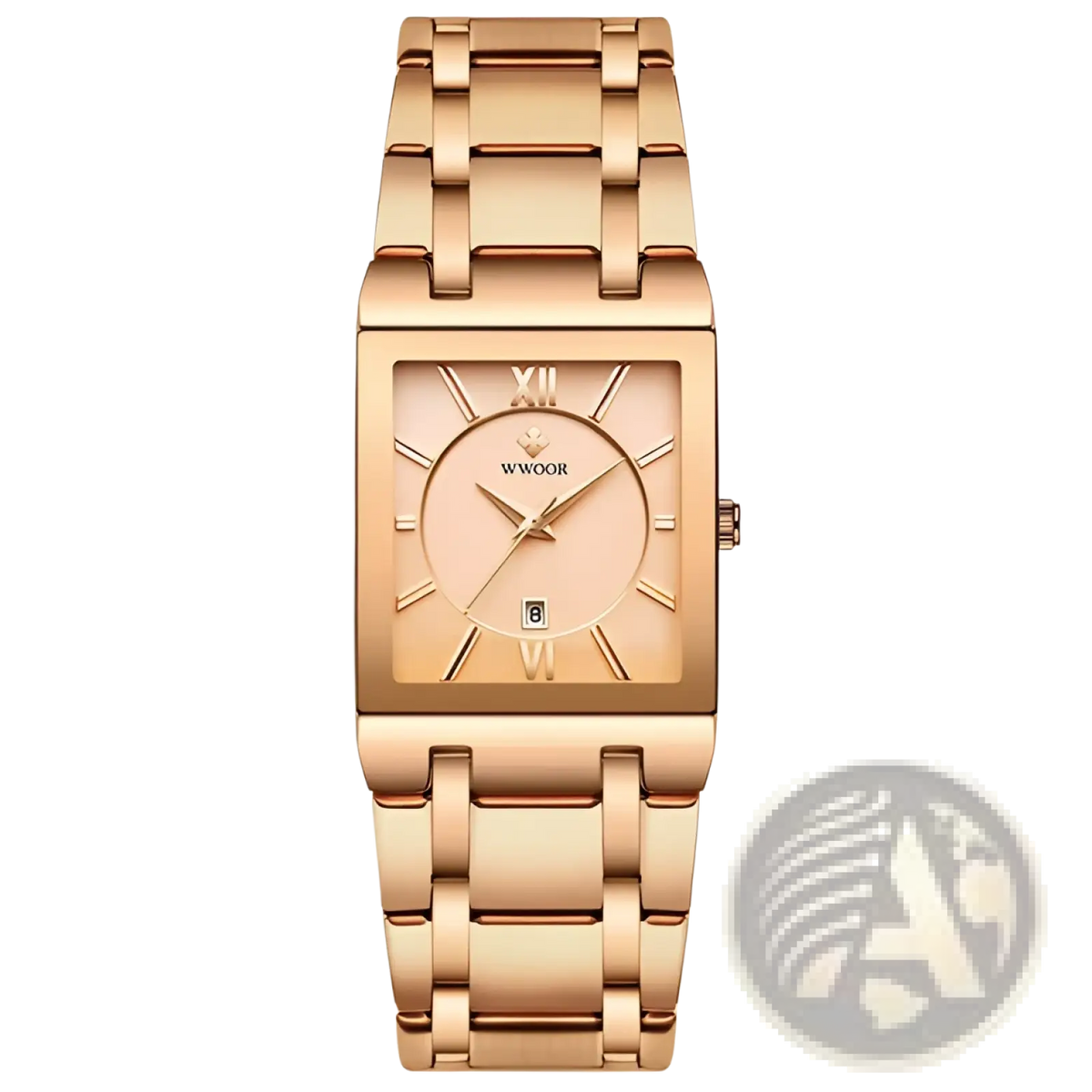 Blue Square Women Watch Luxury Stainless Steel