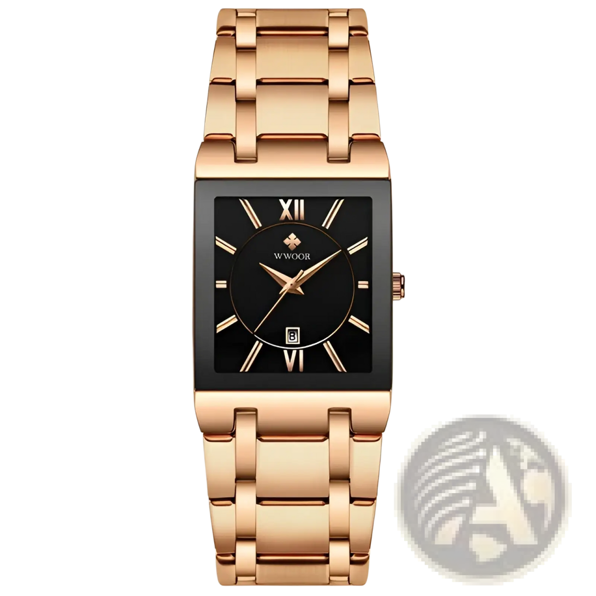 Blue Square Women Watch Luxury Stainless Steel