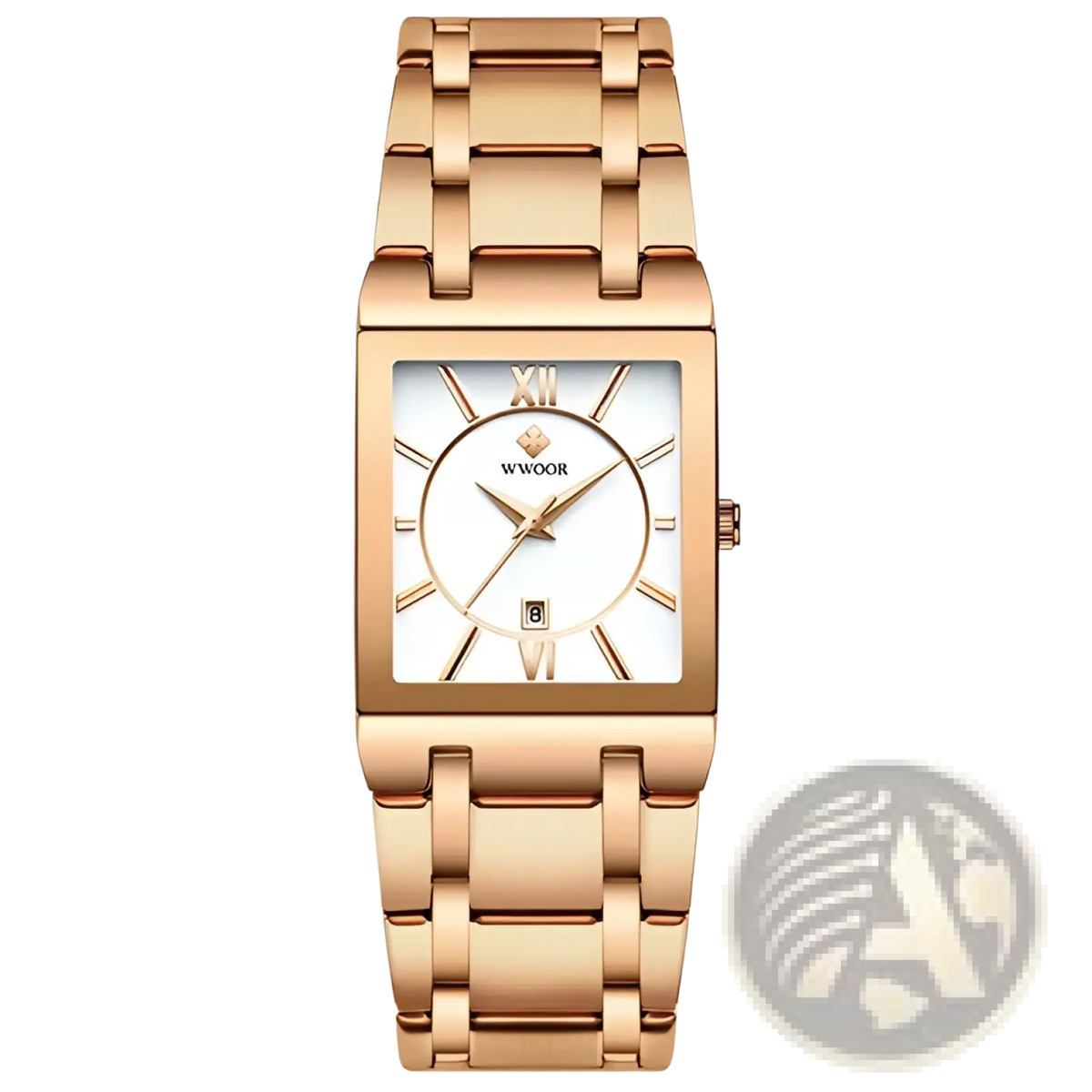 Blue Square Women Watch Luxury Stainless Steel