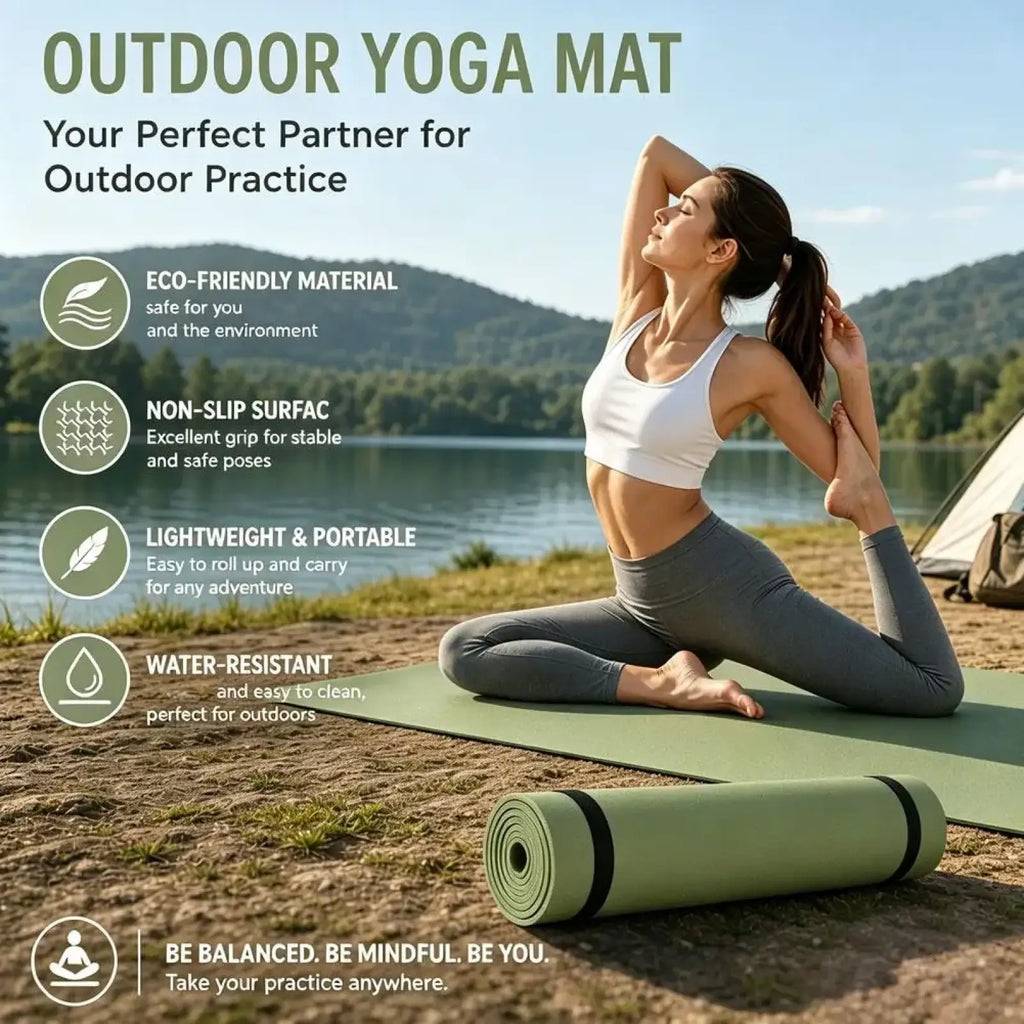 Yoga Mat Portable Non-slip Eva Fitness Pad