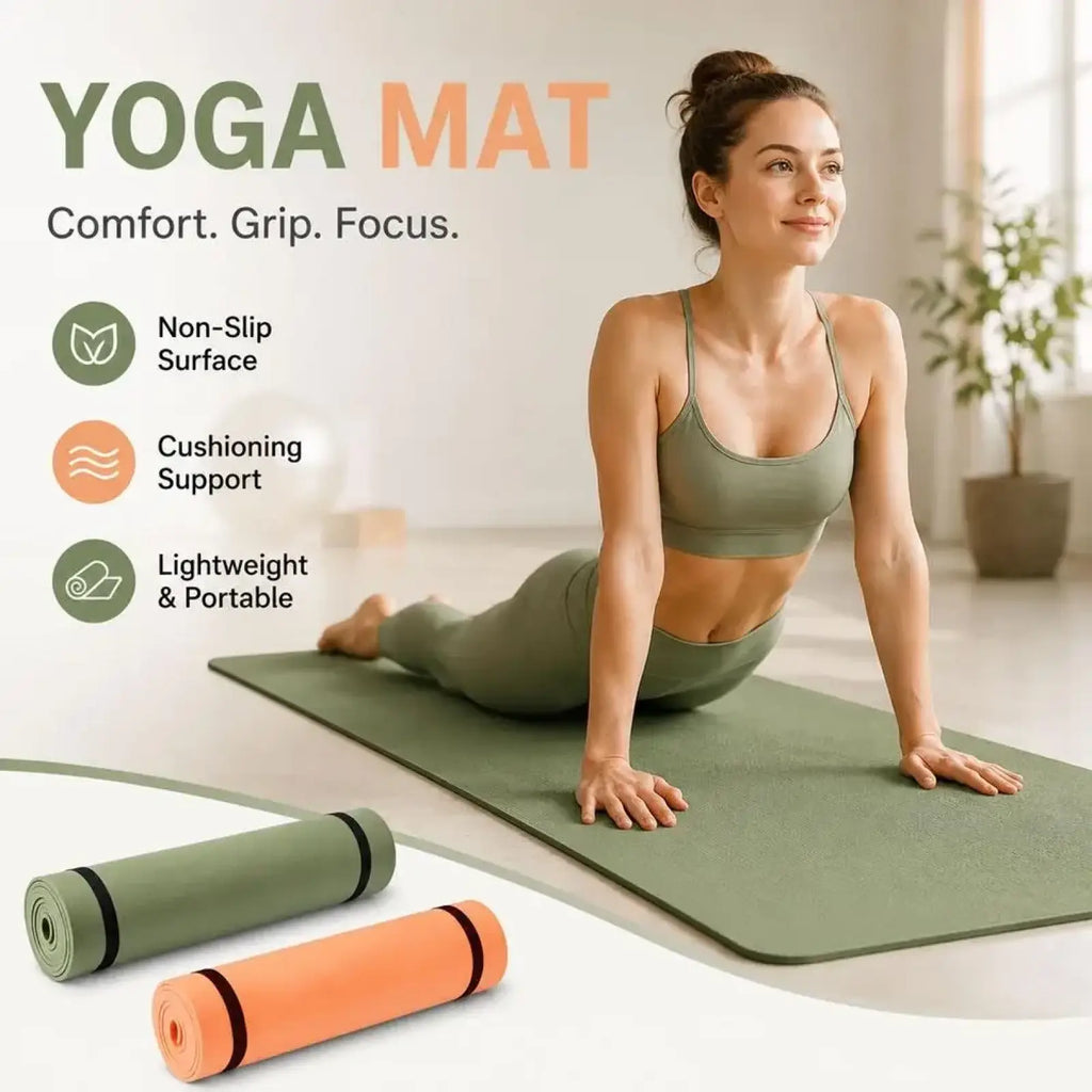 Yoga Mat Portable Non-slip Eva Fitness Pad