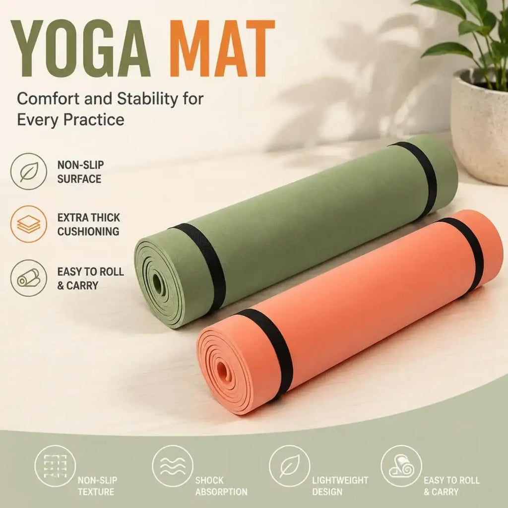 Yoga Mat Portable Non-slip Eva Fitness Pad